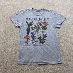 Harry Potter Shirt‎ Kids S/P Gray Herbology Hogwarts School Graphic Tee